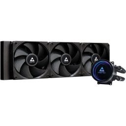 Cooler procesor Chieftec Iceberg 360 Dark, ARGB LED, 3 x 120 mm, Negru