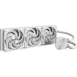 Cooler CPU Montech HyperFlow Silent 360, racire cu apa, 3 ventilatoare, Alb