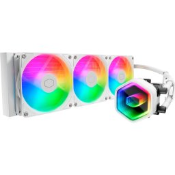 Cooler procesor Cooler Master MasterLiquid 360 Core II, ARGB LED, 3 x 120 mm, Alb