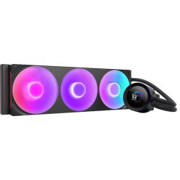 Cooler procesor NZXT Kraken Plus 360, aRGB LED, 3 x 120 mm, Negru