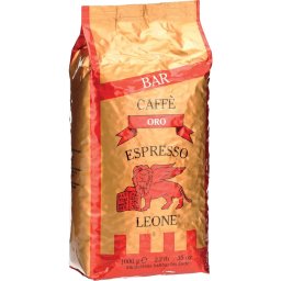 Cafea boabe procaffé Espresso LEONE Caffè ORO 00461643, Greutate 1kg, Prajire mediu-intensa, 100% Arabica