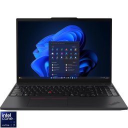 Laptop LENOVO ThinkPad T16 G4, Intel Core Ultra 7 255U, 16 inch WUXGA, 32GB RAM DDR5, 1TB SSD, Intel Graphics, Windows 11 Pro, Negru (INT Keyboard)