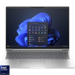 Laptop HP Elitebook 660 G11, Intel Core Ultra 7 155U, 16 inch WUXGA, 16GB DDR5, 512GB SSD, Intel Graphics, Windows 11 Pro, Argintiu (INT Keyboard)