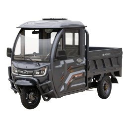 Triciclu Electric Cargo Cabina Inchisa ''Voinicu Trcb1500'' Gri Inchis