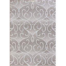 Covor Aria AR12, Marime 120x170cm , Bej Crem, Inaltime Fir 17 mm, Antialergic, Polipropilena, Living, Dormitor, Sufragerie, Trafic Intens