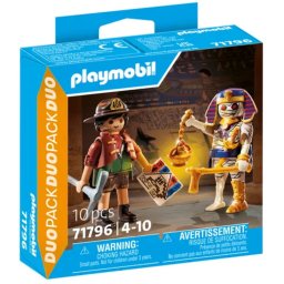 Playmobil History PM71796 - Vanator de comori si mumie, Duo Pack (#71796)
