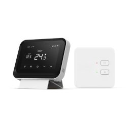 Termostat inteligent PNI CT45 fara fir, cu WiFi, control prin Internet, pentru centrale termice, APP TuyaSmart