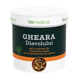 Gheara Diavolului Gel cu Extract de Scoarță de Salcie, Untul Pământului și Camfor - Biomedicus