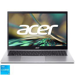 Laptop Acer Aspire 3 A315-59-34CX cu procesor Intel® Core™ i3-1215U pana la 4.40GHz, 15.6'', HD, 8GB DDR4 RAM, 256GB SSD, Intel® UHD Graphics, No OS, Pure Silver