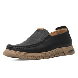 Pantofi barbati din piele naturala, Battisto Lascari, 2025-L1, negru