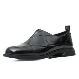 Pantofi dama din piele naturala lacuita, Karisma, H3DL70030B 01-1, negru