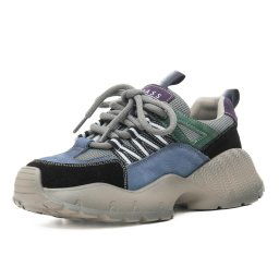 Pantofi dama sport din piele ecologica, PASS Collection, 3OLY70002A L2-Z, multicolor