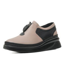 Pantofi dama din piele naturala, BIO.Flex, 310 B, bej