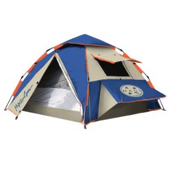 Cort Camping Automat MAUI&SONS 220x220x140cm UPF30+ Albastru/Crem