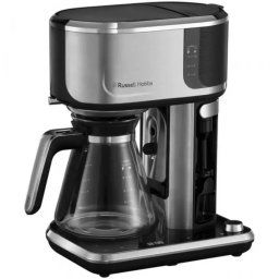 Cafetiera Russell Hobbs Attentiv Coffee Bar 26230-56/RH 1.25L Dispozitiv Spumare Lapte 1400W Negru/Inox