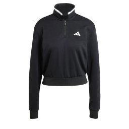 ADIDAS SPORTSWEAR Hanorac sport 'Essentials' negru / alb