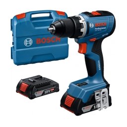 Bosch - GSR 18V-65 - Masina de gaurit si insurubat cu 2 acumulatori, Li-Ion, 18 V, 2 Ah, 63 Nm, valiza plastic