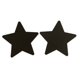 SuperLove Star Nipple Covers Black
