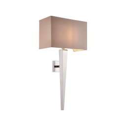 Endon 56706 - Aplica de perete MORETO 1xE14/7W/230V, crom lucios/gri