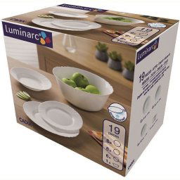 Set serviciu de masa 19 piese Luminarc Cadix resigilat Handy KitchenServ