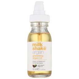 milk_shake® Argan Glistening Oil Tratament de îngrijire cu ulei de argan pentru toate tipurile de păr 50 ml