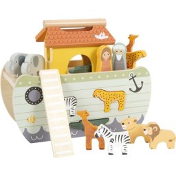Small foot Noah's Ark set de jucării din lemn 12 m+ 15 buc
