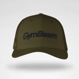 GymBeam Șapcă Mesh Panel Cap Military Green UNI