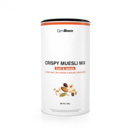 GymBeam Crispy Muesli Mix 420 g white chocolate fruit