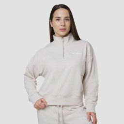 GymBeam Hanorac pentru femei 1/2 Zip Agile Desert XXL