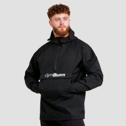 GymBeam Geacă pentru bărbați Rain Smock Black L