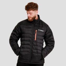 GymBeam Geacă pentru bărbați Puffer Black/Orange L