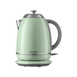 Cana electrica BUYDEEM K640, 2400W, 1,7 L, Protectie, Fara BPA, LED, Verde deschis