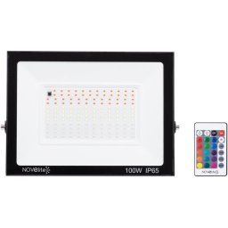 proiector smd slim led 100w rgb cu telecomanda, novelite