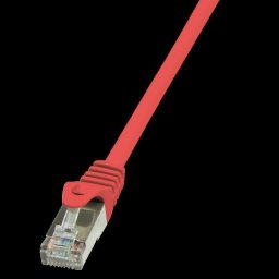 LOGILINK - Cablu Patchcord CAT5e F/UTP 5,00m roșu