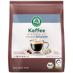 Paduri de cafea cremoasa, decofeinizata, 18x7g bio 126g