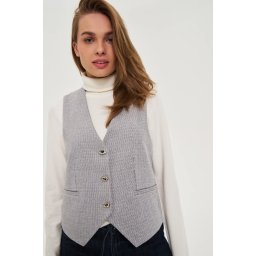 Marisse WOMEN'S JACKETS Z-KA-4808 L.GREY