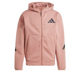 ADIDAS SPORTSWEAR Bluză cu fermoar sport 'Z.N.E.' roz pal / negru