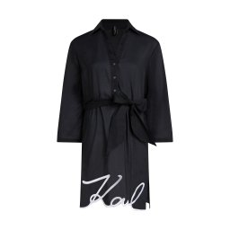 Karl Lagerfeld Rochie negru / alb