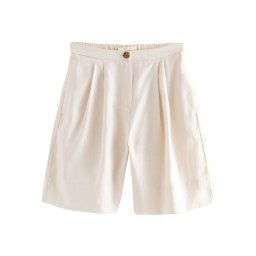 Next Pantaloni cutați alb natural