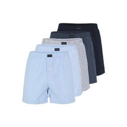 Abercrombie & Fitch Boxeri bleumarin / albastru porumbel / albastru deschis / alb