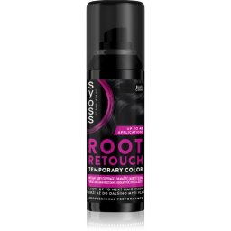 Syoss Root Retoucher culoare de uniformizare pentru rădăcini Spray culoare Black 120 ml