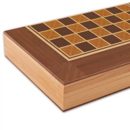 Joc table backgammon din lemn solid de nuc