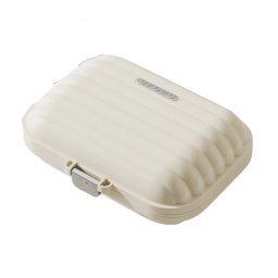 Organizator tip cutie pentru medicamente, 7 compartimente, plastic, Gonga® Bej