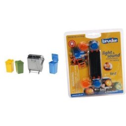 Bruder Professional Series Garbage Can Set - 02607