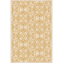 Covor Model Element 28027-111, Marime 60 x 110 cm, Auriu, Inaltime Fir 8 mm, Antialergic, Polipropilena, Living, Dormitor, Sufragerie, Birou