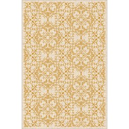 Covor Model Element 28027-111, Marime 80 x 150 cm, Auriu, Inaltime Fir 8 mm, Antialergic, Polipropilena, Living, Dormitor, Sufragerie, Birou