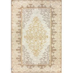 Covor Model Iris 28022-111, Marime 60 x 110 cm, Bej, Inaltime Fir 8 mm, Antialergic, Polipropilena, Living, Dormitor, Sufragerie, Birou