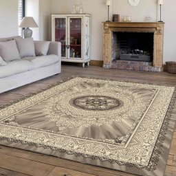 Covor Model Iris 28052-110, Marime 80 x 150 cm, Gri, Inaltime Fir 8 mm, Antialergic, Polipropilena, Living, Dormitor, Sufragerie, Birou
