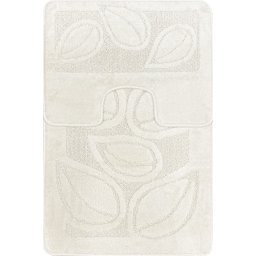 Set 2 Covorase Baie Flora 2517, Marimi 60 x 100 50 x 60 cm, Crem, Antialergic, Polipropilena