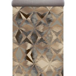 Covor Model Caleidoscop 13038-116, Marime 100 x 120 cm, Bej, Gri, Maro , Inaltime Fir 6 mm, Antialergic, Polipropilena, Living, Dormitor, Sufragerie, Birou